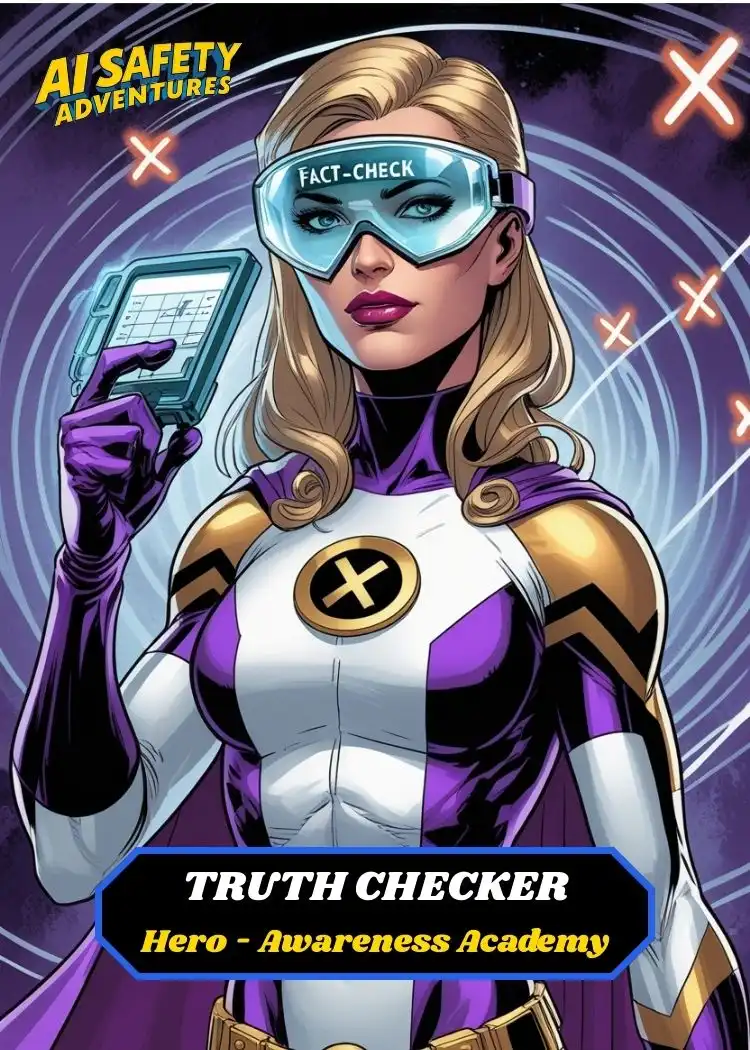 AI Safety Hero card, front